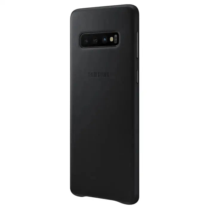 Samsung - Leather Cover Case Black for Samsung Galaxy S10 image 3